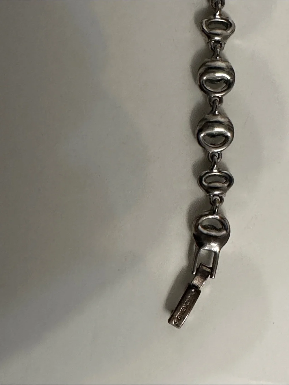 Givenchy Crystal Rhinestone Bracelet Silver Tone Signed Glam Evening Jewelry